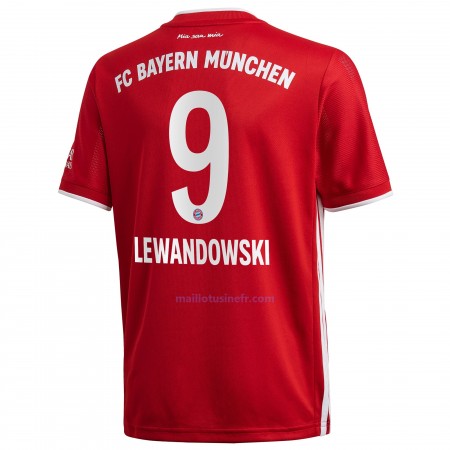 Maillot de Foot Bayern Munich Robert Lewandowski 9 Domicile 2020-21